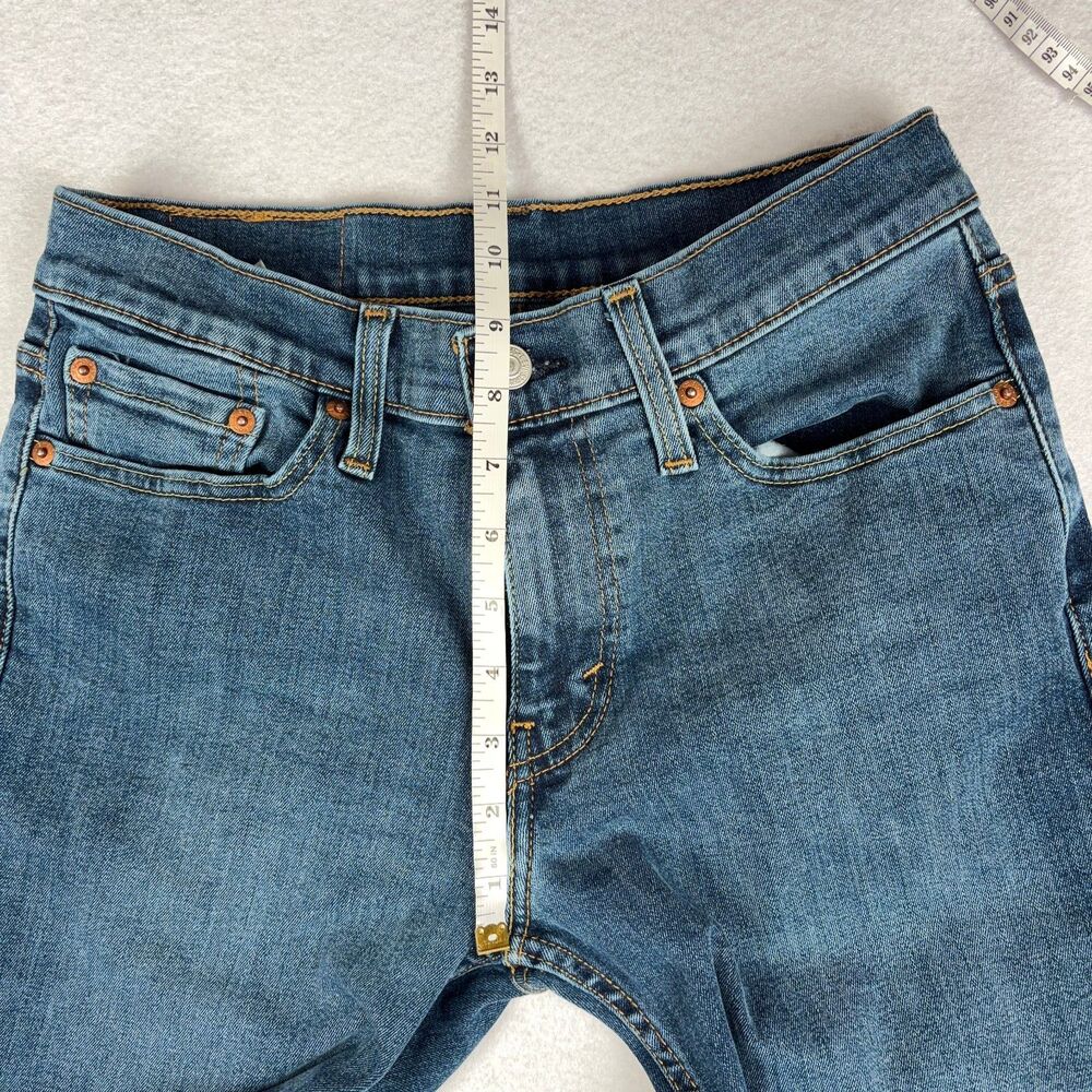 Levi's 511 Slim Fit Jeans Men's W29 L30 Light Wash Stretch Denim Classic euc - Picture 5 of 11